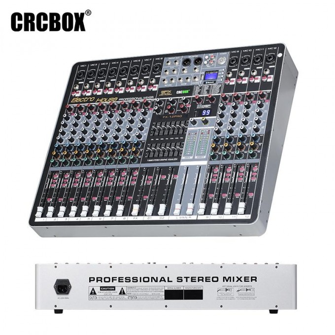 Аналоговый микшер CRCBOX FX-12 PRO 85753