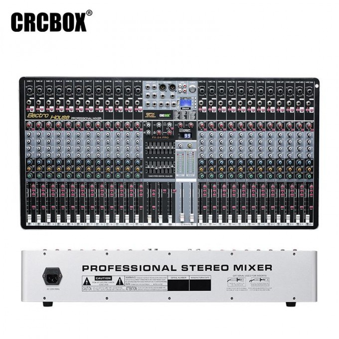 Аналоговый микшер CRCBOX FX-24 PRO 85755